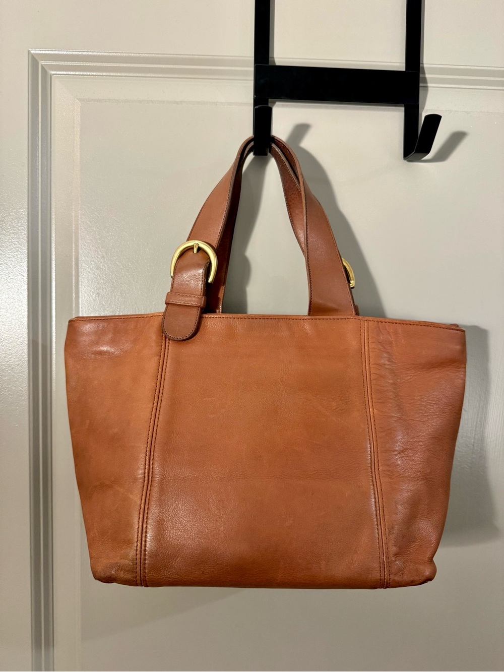 Vintage Coach Leather Tan Waverly Bag Style 4133